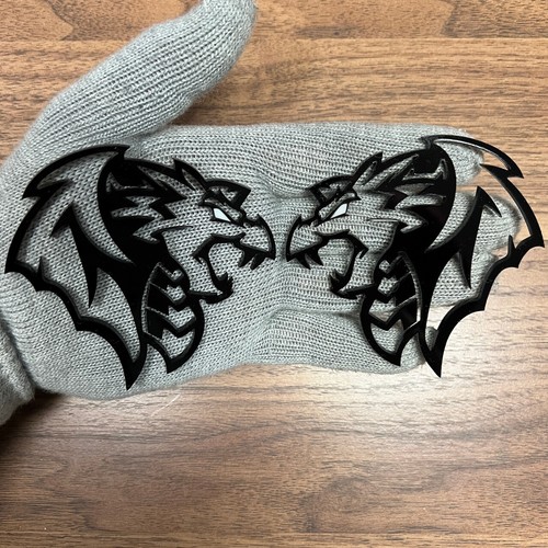 Dragon badges emblem - emblem, white